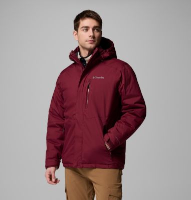 Men's Oak Harbor II Insulated Waterproof Jacket, Color: Rich Wine, image 3