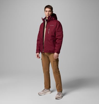 Men's Oak Harbor II Insulated Waterproof Jacket, Color: Rich Wine, image 4