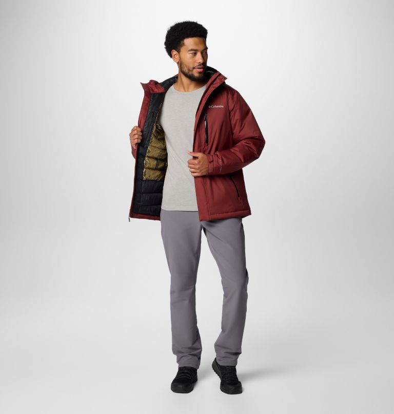 Men's Oak Harbor II Insulated Waterproof Jacket, Color: Spice, image 3