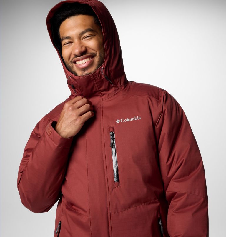Men's Oak Harbor II Insulated Waterproof Jacket, Color: Spice, image 5