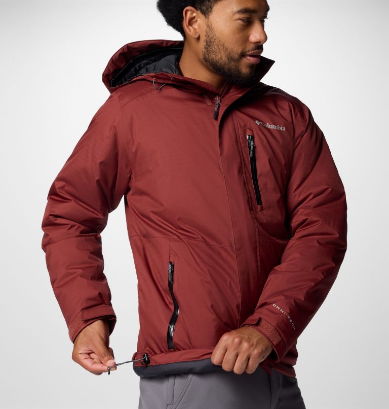 Insulated waterproof coat mens on sale