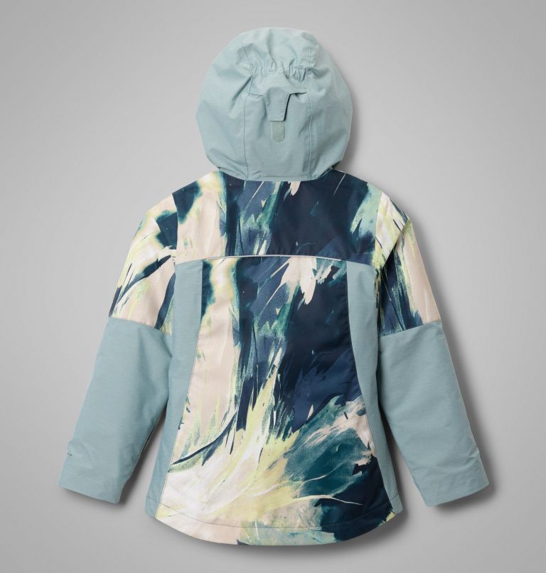 Girls' Whirlibird III Interchange Jacket, Color: Everblue Snowflight, Crushed Blue, image 2