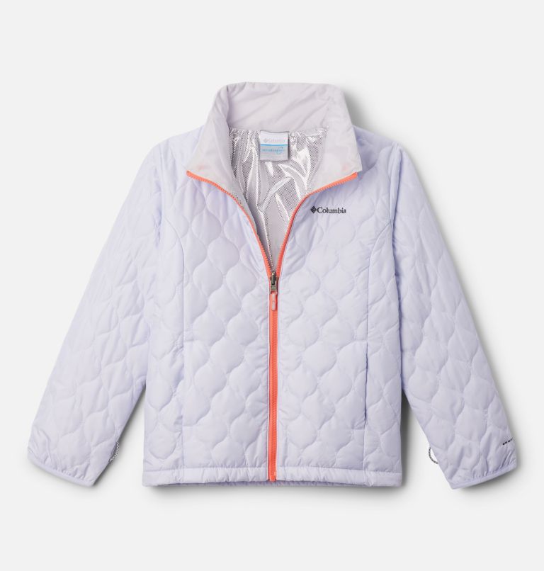 Girls' Whirlibird III Interchange Jacket, Color: Snowdrift Windblown, Snowdrift, image 4