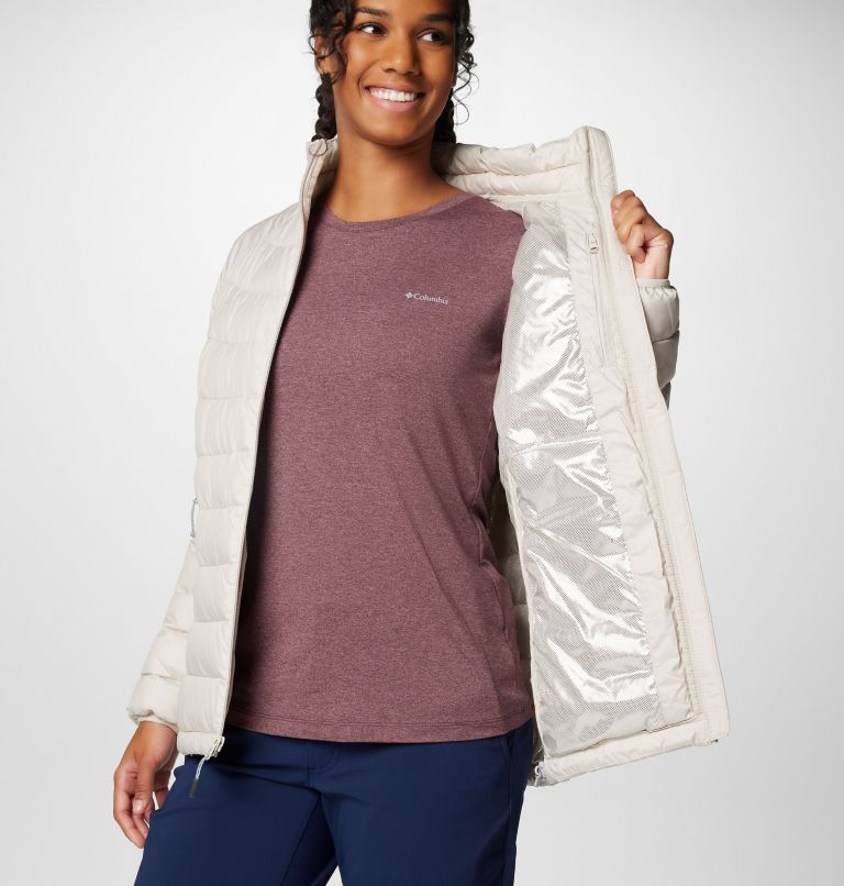 Women's Powder Lite II Full Zip Jacket, Color: Dark Stone, image 6