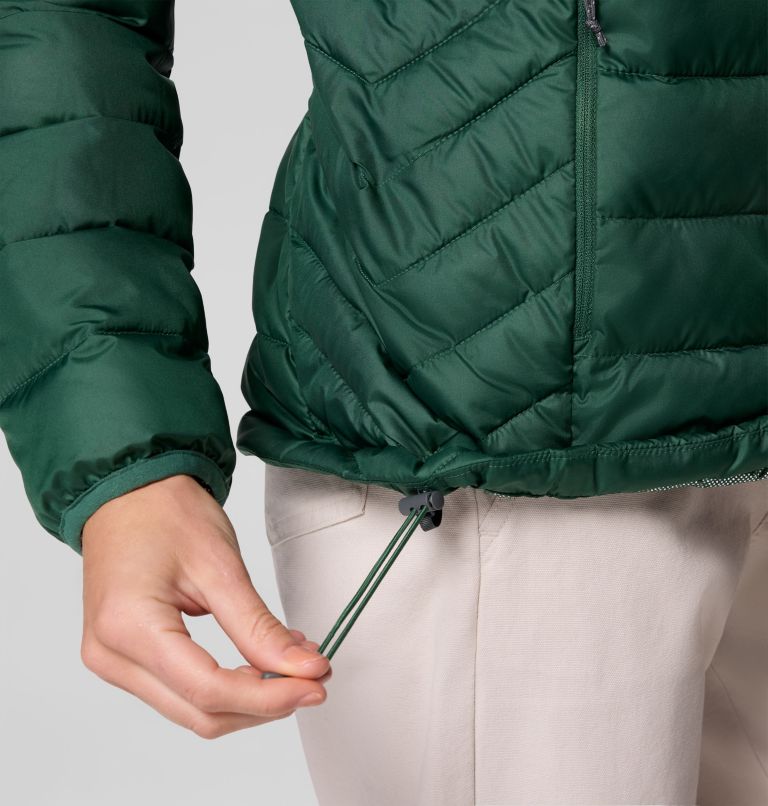 Women's Powder Lite II Full Zip Jacket, Color: Rain Forest, image 9