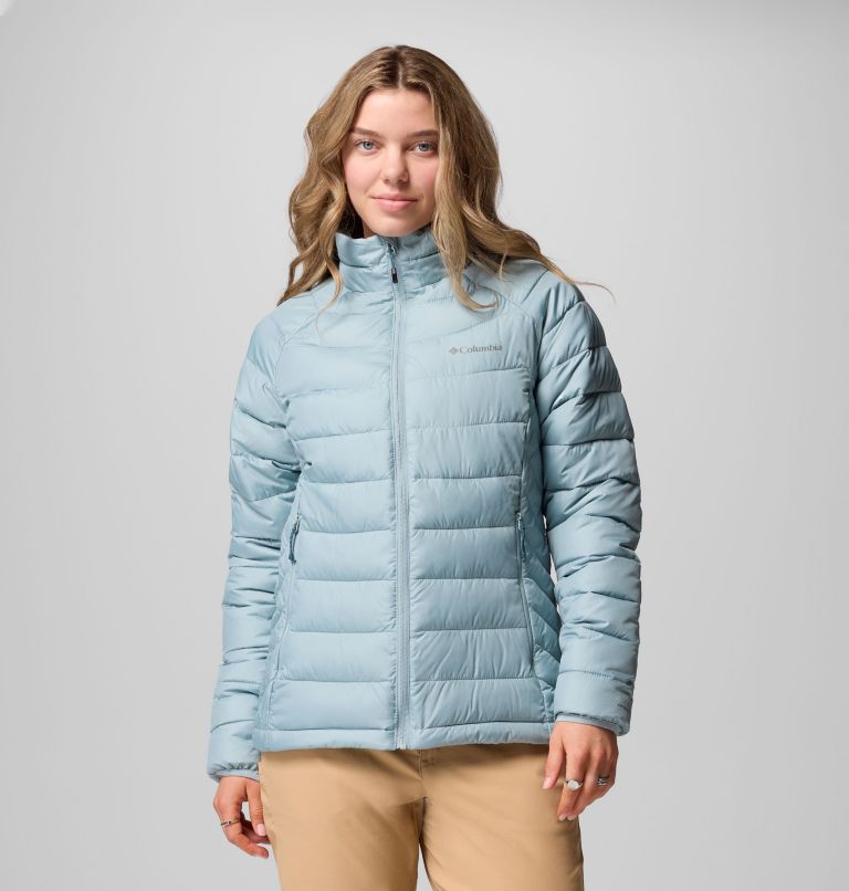 Women's Powder Lite II Full Zip Jacket, Color: Crushed Blue, image 1