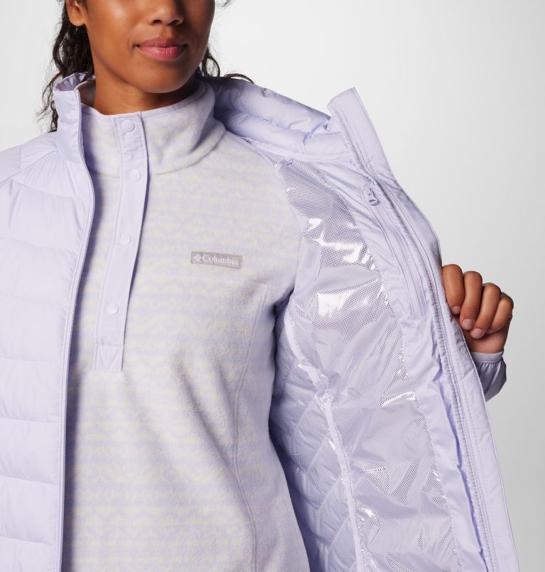 Women's Powder Lite II Full Zip Jacket, Color: Snowdrift, image 7