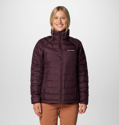 Women’s Powder Lite II Hooded Insulated Jacket, Color: Moonvista, image 1