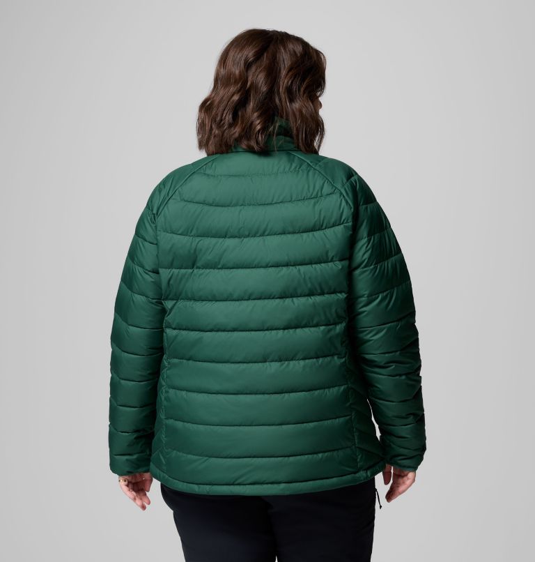 Women's Powder Lite II Full Zip Jacket - Plus Size, Color: Rain Forest, image 2