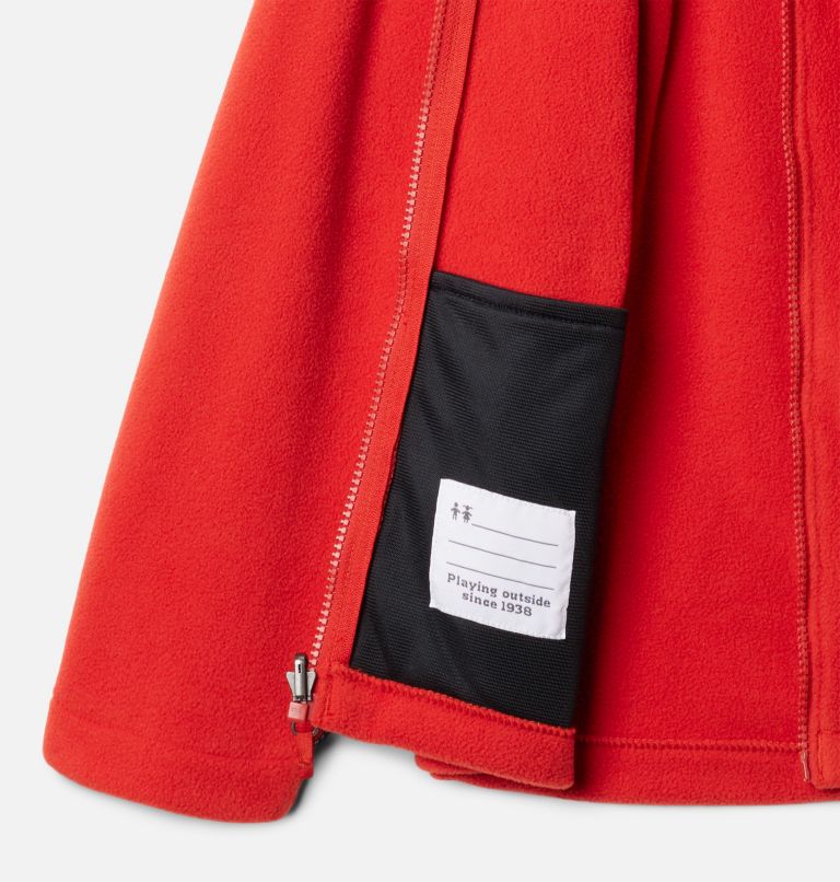 Boys' Bugaboo III Fleece Interchange Jacket, Color: Clematis Blue, Sunstone, Sail Red, image 4