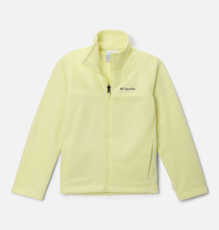 Boys' Bugaboo III Fleece Interchange Jacket, Color: Zing, Compass Blue, Citron Haze, image 4