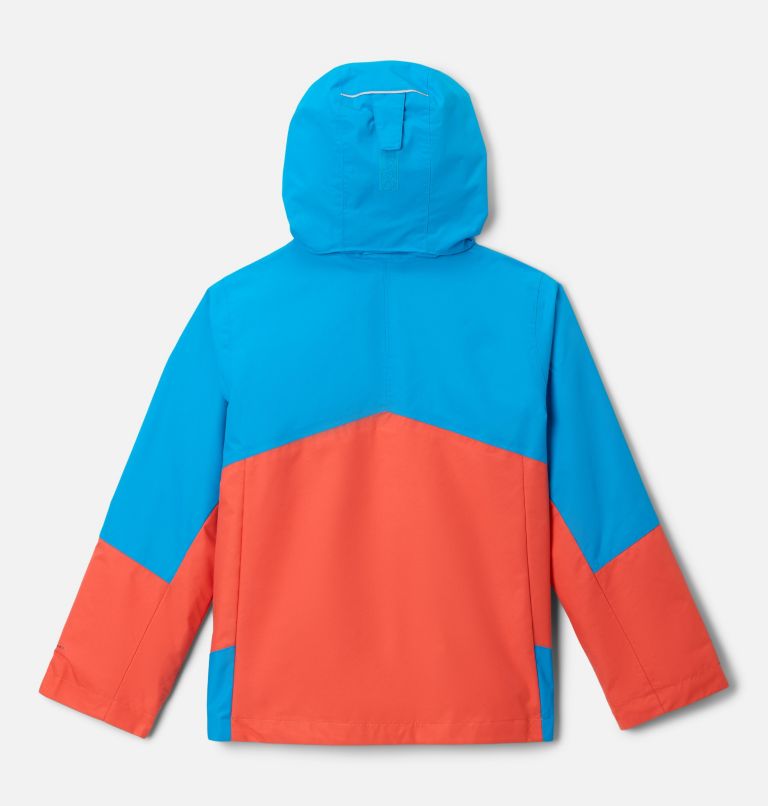 Boys' Bugaboo III Fleece Interchange Jacket, Color: Zing, Compass Blue, Citron Haze, image 2
