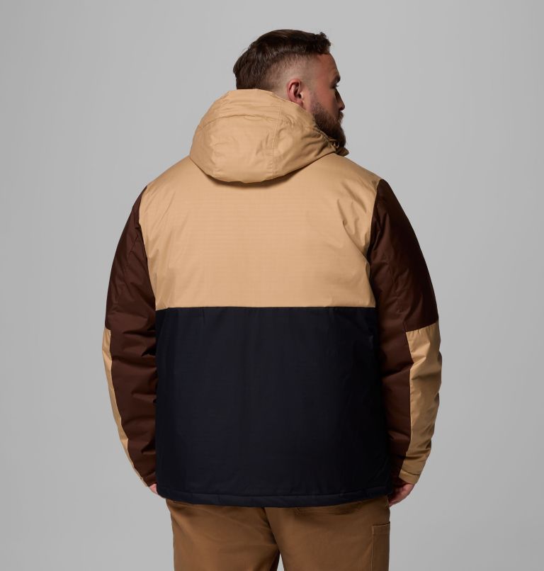 Men's Point Park II Waterproof Insulated Jacket - Extended Size, Color: Black, Tobacco, Canoe, image 3