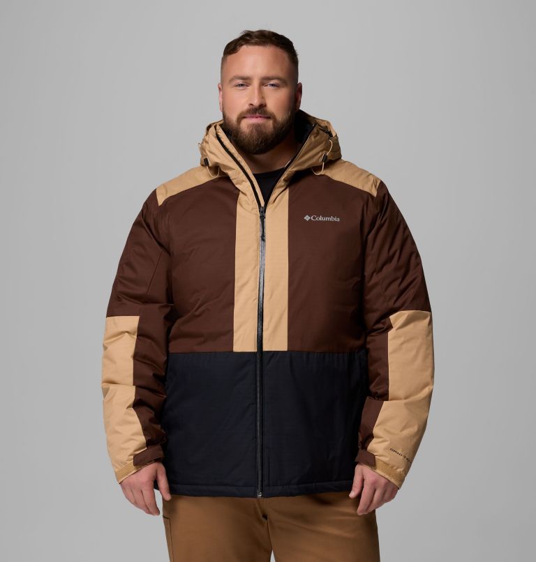 Men's Point Park II Waterproof Insulated Jacket - Extended Size, Color: Black, Tobacco, Canoe, image 1