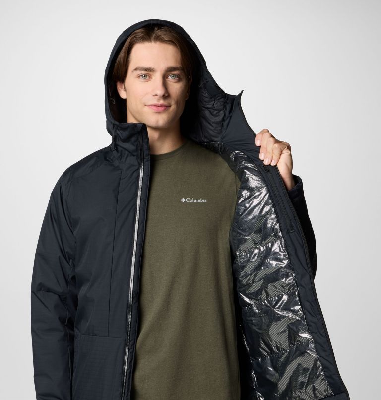 Men's Point Park II Waterproof Insulated Jacket, Color: Black, image 6