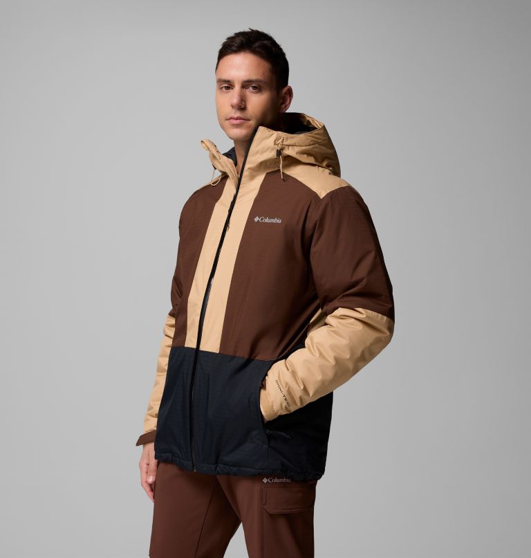 Men's Point Park II Waterproof Insulated Jacket, Color: Black, Tobacco, Canoe, image 4