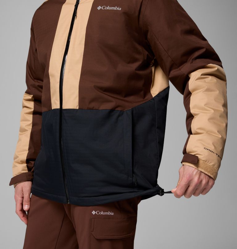 Men's Point Park II Waterproof Insulated Jacket, Color: Black, Tobacco, Canoe, image 6