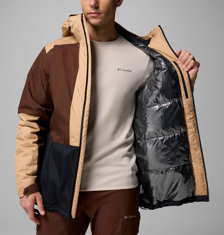Men's Point Park II Waterproof Insulated Jacket, Color: Black, Tobacco, Canoe, image 7