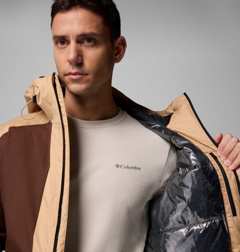 Men's Point Park II Waterproof Insulated Jacket, Color: Black, Tobacco, Canoe, image 8