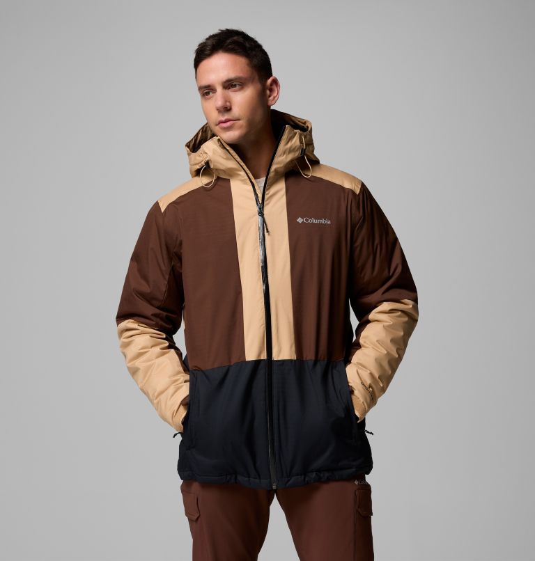 Men's Point Park II Waterproof Insulated Jacket, Color: Black, Tobacco, Canoe, image 1