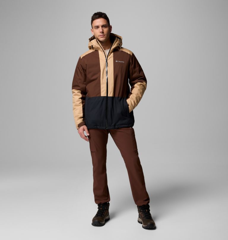 Men's Point Park II Waterproof Insulated Jacket, Color: Black, Tobacco, Canoe, image 2