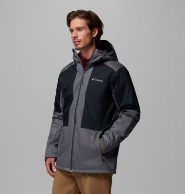 Point Park II wasserdichte isolierte Jacke für Männer, Color: City Grey, Black, image 11