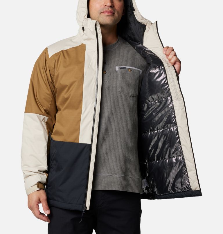 Men's Point Park II Waterproof Insulated Jacket, Color: Dark Stone, Delta, Black, image 5