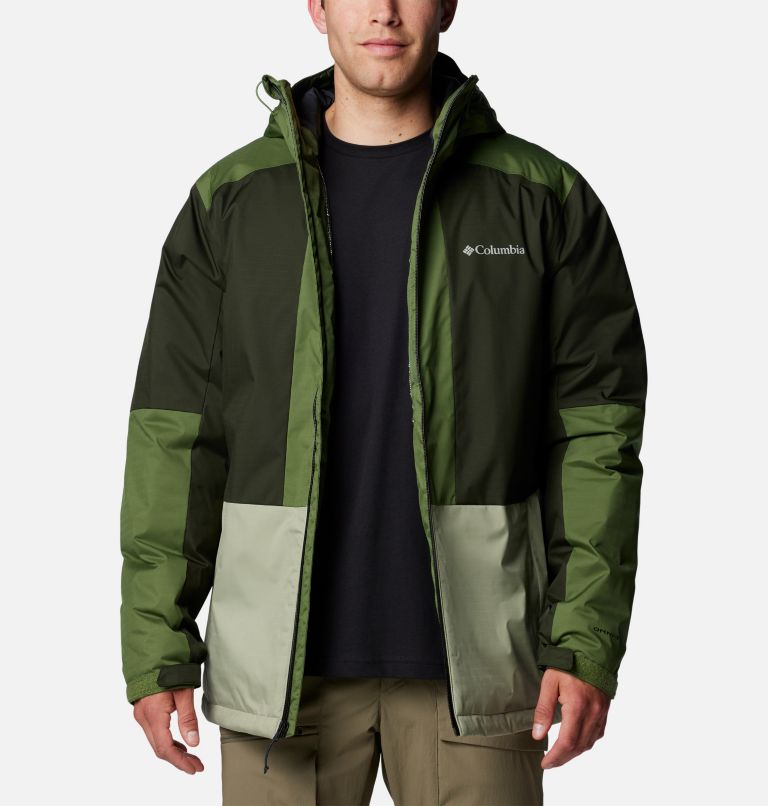 Men's Point Park II Waterproof Insulated Jacket, Color: Canteen, Greenscape, Safari, image 8