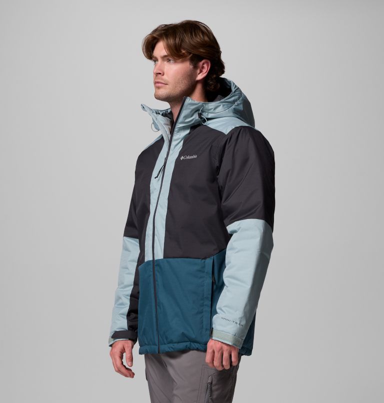 Men's Point Park II Waterproof Insulated Jacket, Color: Everblue, Shark, Crushed Blue, image 4