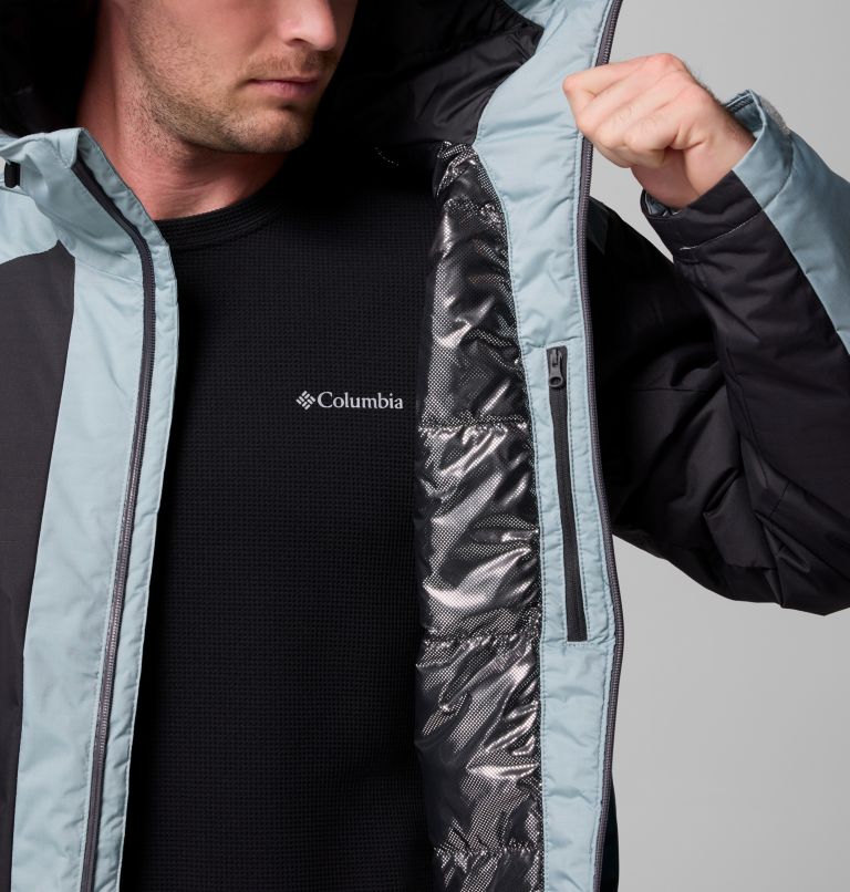 Men's Point Park II Waterproof Insulated Jacket, Color: Everblue, Shark, Crushed Blue, image 7