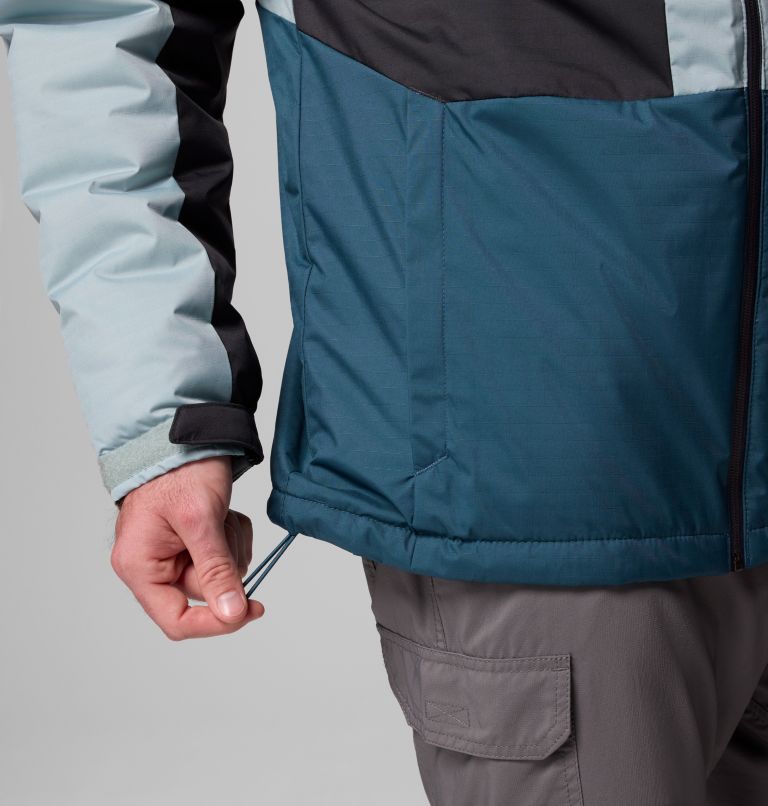 Men's Point Park II Waterproof Insulated Jacket, Color: Everblue, Shark, Crushed Blue, image 9