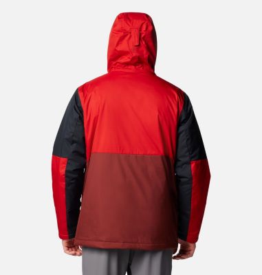 Chaqueta aislante impermeable Point Park II para hombre, Color: Sail Red, Black, Spice, image 18