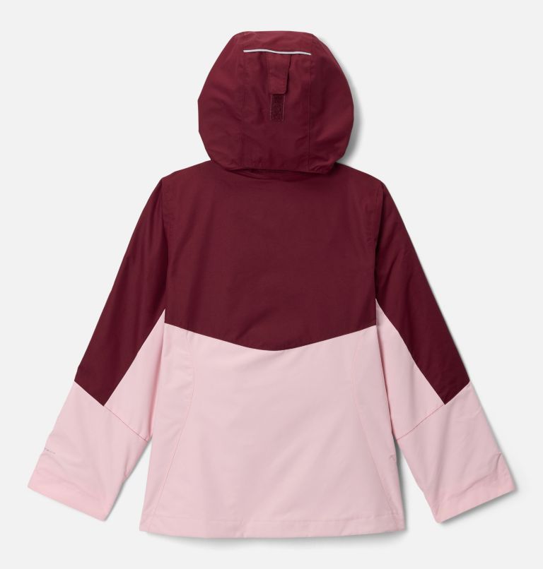 Girls' Bugaboo III Fleece Interchange Jacket, Color: Satin Pink, Rich Wine, image 2