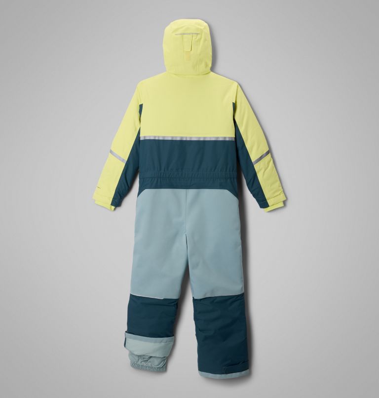 Kids' Buga III Suit, Color: Everblue, Neon Light, Crushed Blue, image 2