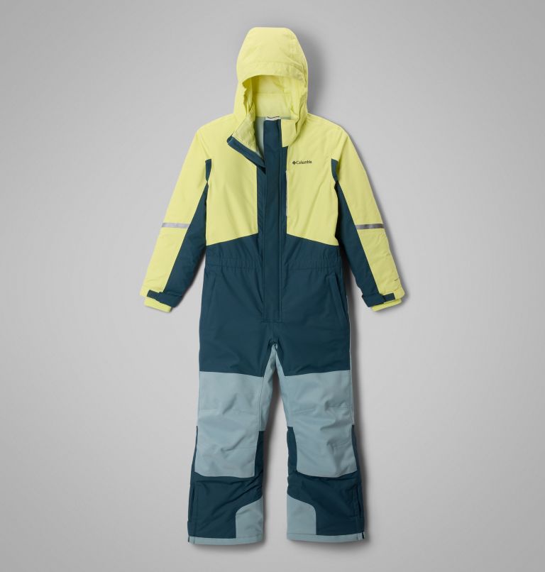 Kids' Buga III Suit, Color: Everblue, Neon Light, Crushed Blue, image 1