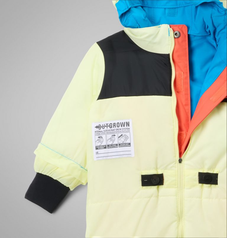 Toddler Buga III Suit, Color: Zing, Compass Blue, Citron Haze, image 3