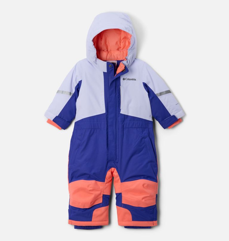 Infant Buga III Suit, Color: Clematis Blue, Snowdrift, Hot Coral, image 1