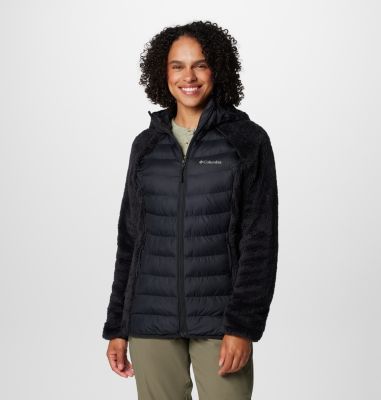 Forro polar sherpa híbrido Powder Lite II para mujer, Color: Black, image 1
