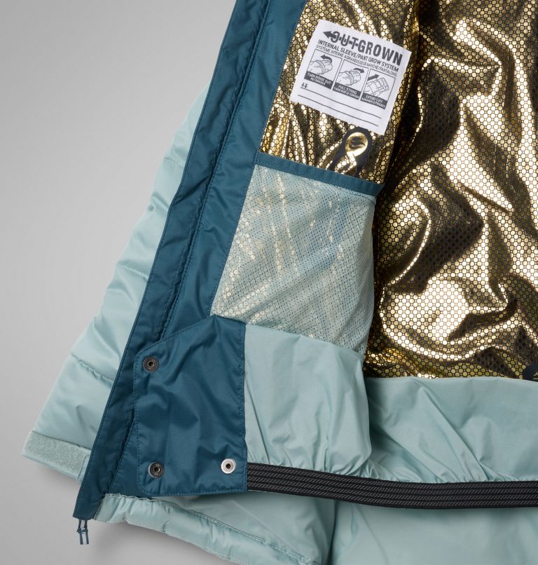 Boys' Winter Powder III Quilted Jacket, Color: Crushed Blue, Everblue, image 3