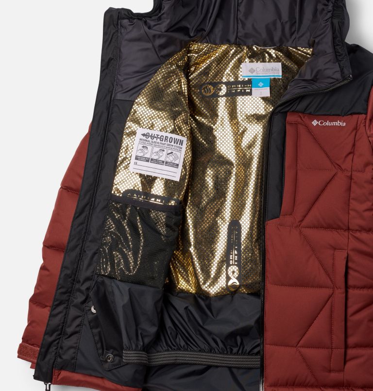 Columbia Winter Powder III Quilted Kids Jacket S Spice