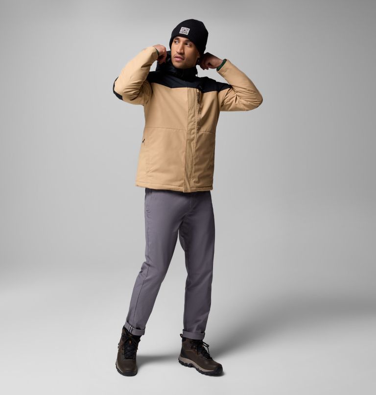 Men's Hikebound II Insulated Jacket, Color: Canoe, Black, image 2