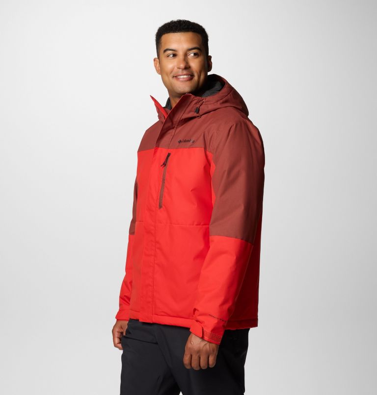 Men's Hikebound II Insulated Jacket, Color: Sail Red, Spice, image 4