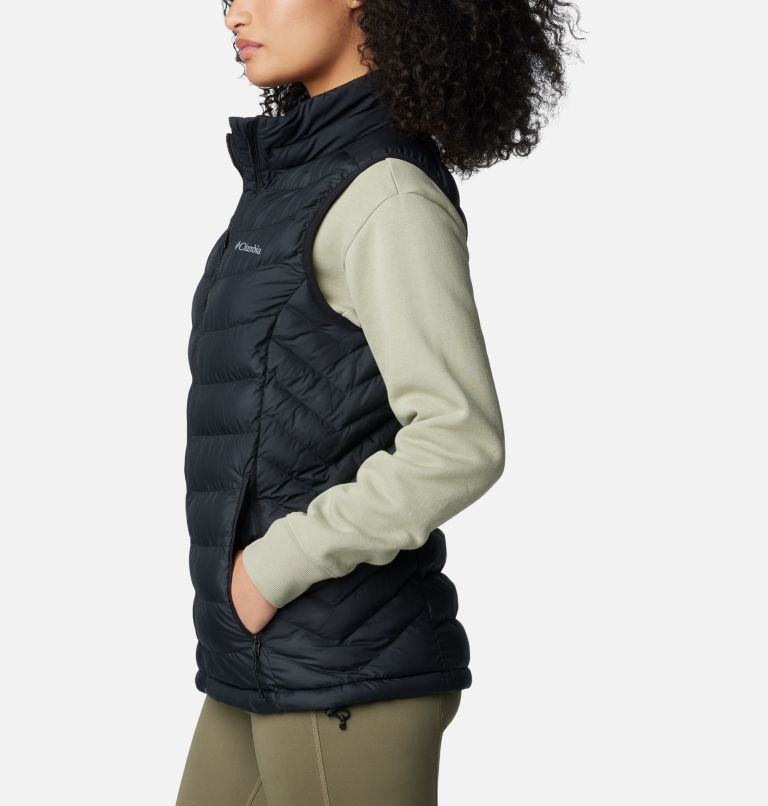 Women's Powder Lite II Vest, Color: Black, image 3