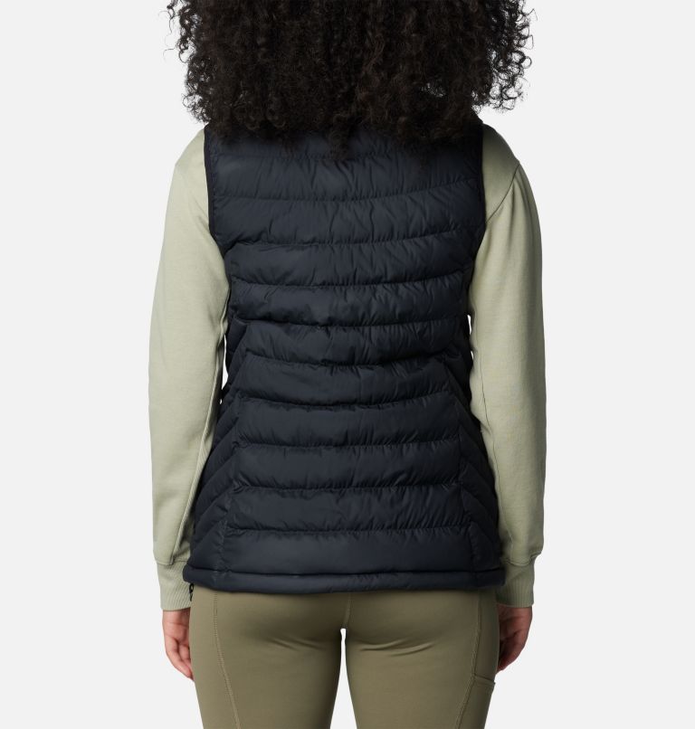 Women's Powder Lite II Vest, Color: Black, image 2