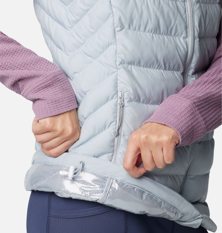 Women's Powder Lite II Insulated Vest, Color: Cirrus Grey, image 7