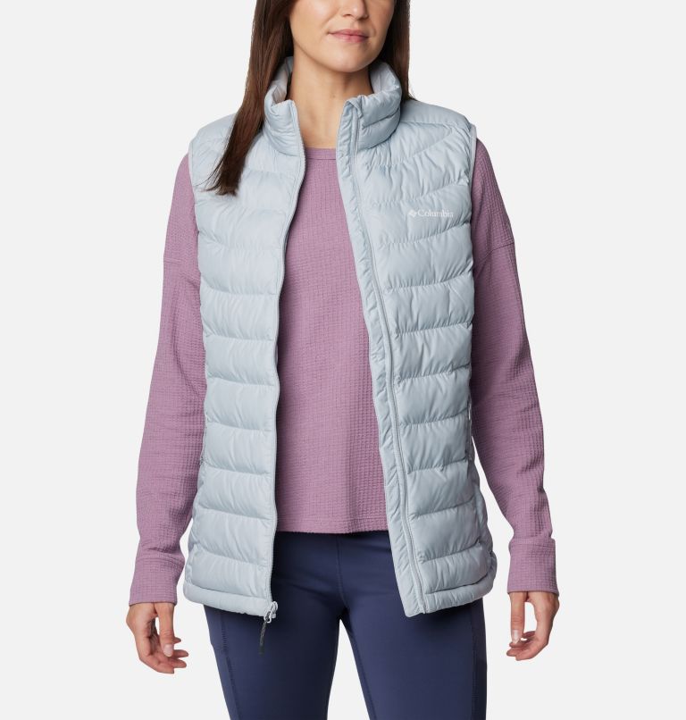Women's Powder Lite II Insulated Vest, Color: Cirrus Grey, image 8