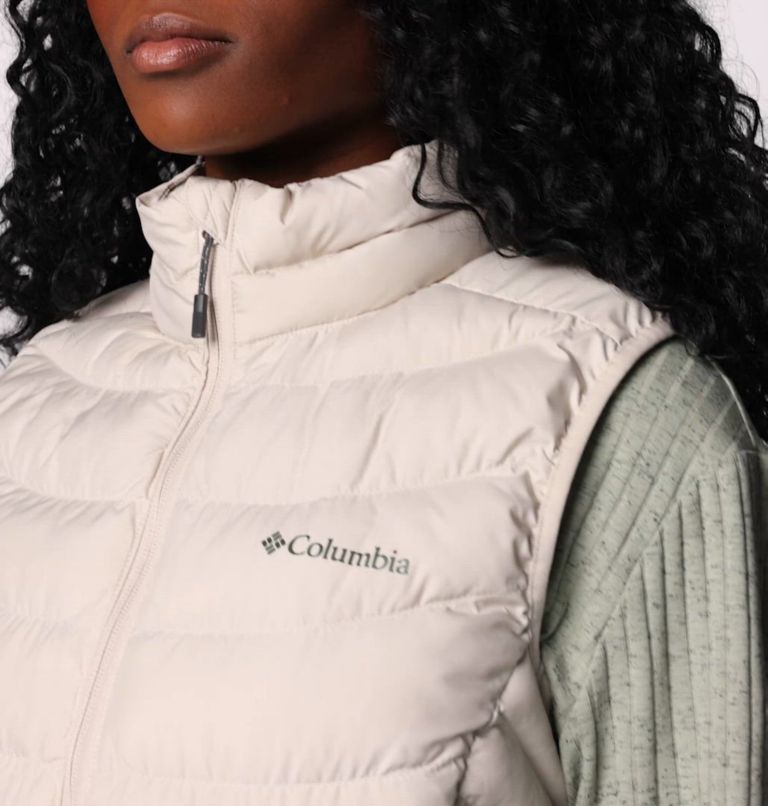 Women's Powder Lite II Insulated Vest, Color: Dark Stone