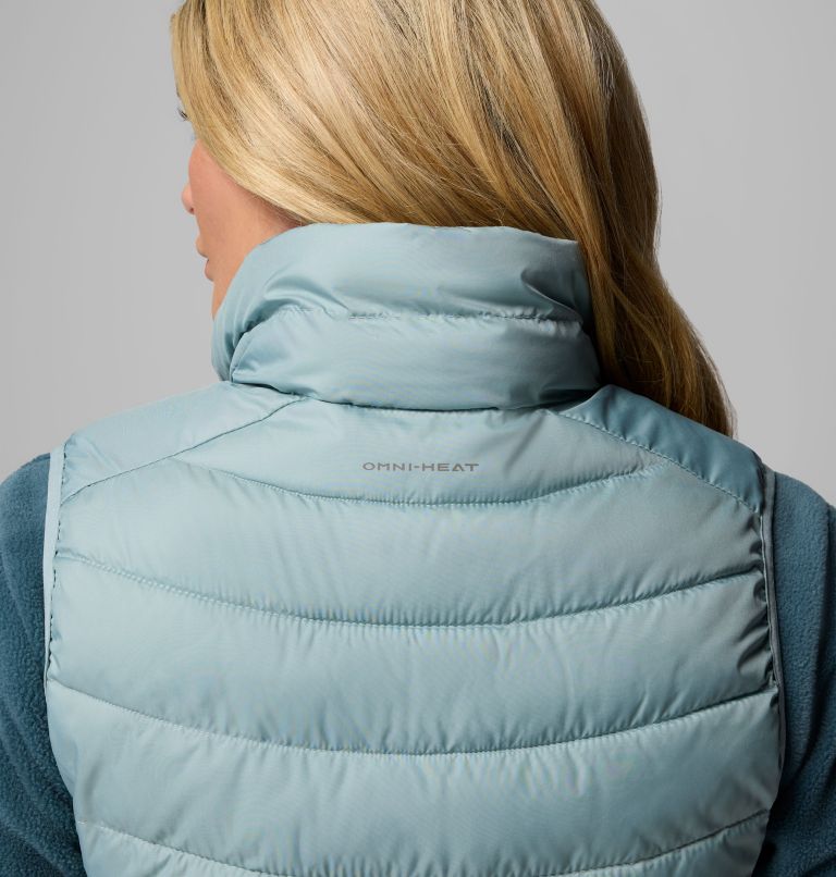 Women's Powder Lite II Vest, Color: Crushed Blue, image 6