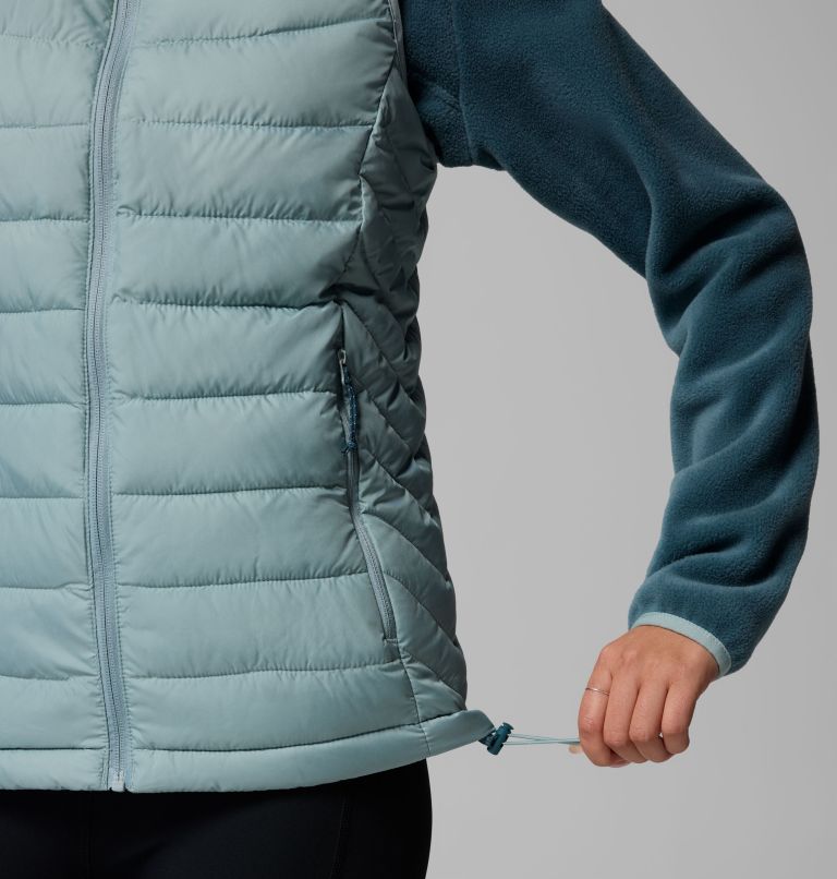 Women's Powder Lite II Vest, Color: Crushed Blue, image 8