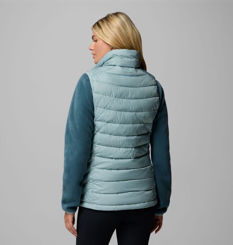 Women's Powder Lite II Vest, Color: Crushed Blue, image 2